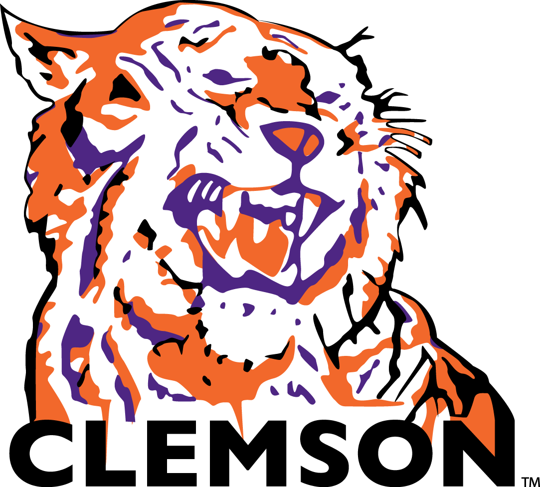 Clemson Tigers 1970-1976 Primary Logo vinyl decal